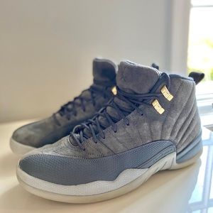 Jordan 12 Retro “Dark Grey” Suede Men’s 9.5